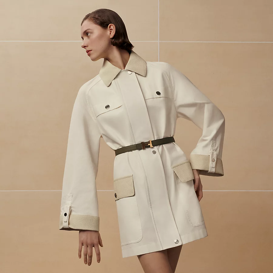 Mini Constance belt buckle & Hermès sur Mer reversible leather strap 24 mm - Image 2